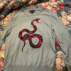 Snake Men’s Sweater I.N.C size L